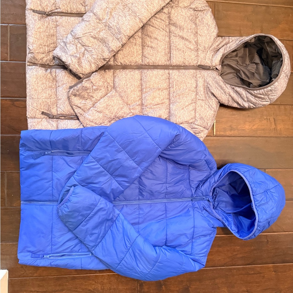 Kids Puffer Jackets in Blue and Gray- LXH/18-20H